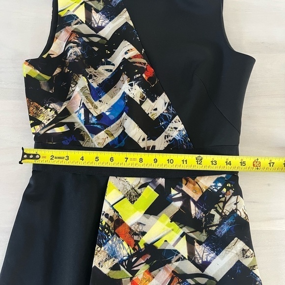 MILLY Sleeveless High Low Dress with side zipper. Size 12. - Picture 9 of 13
